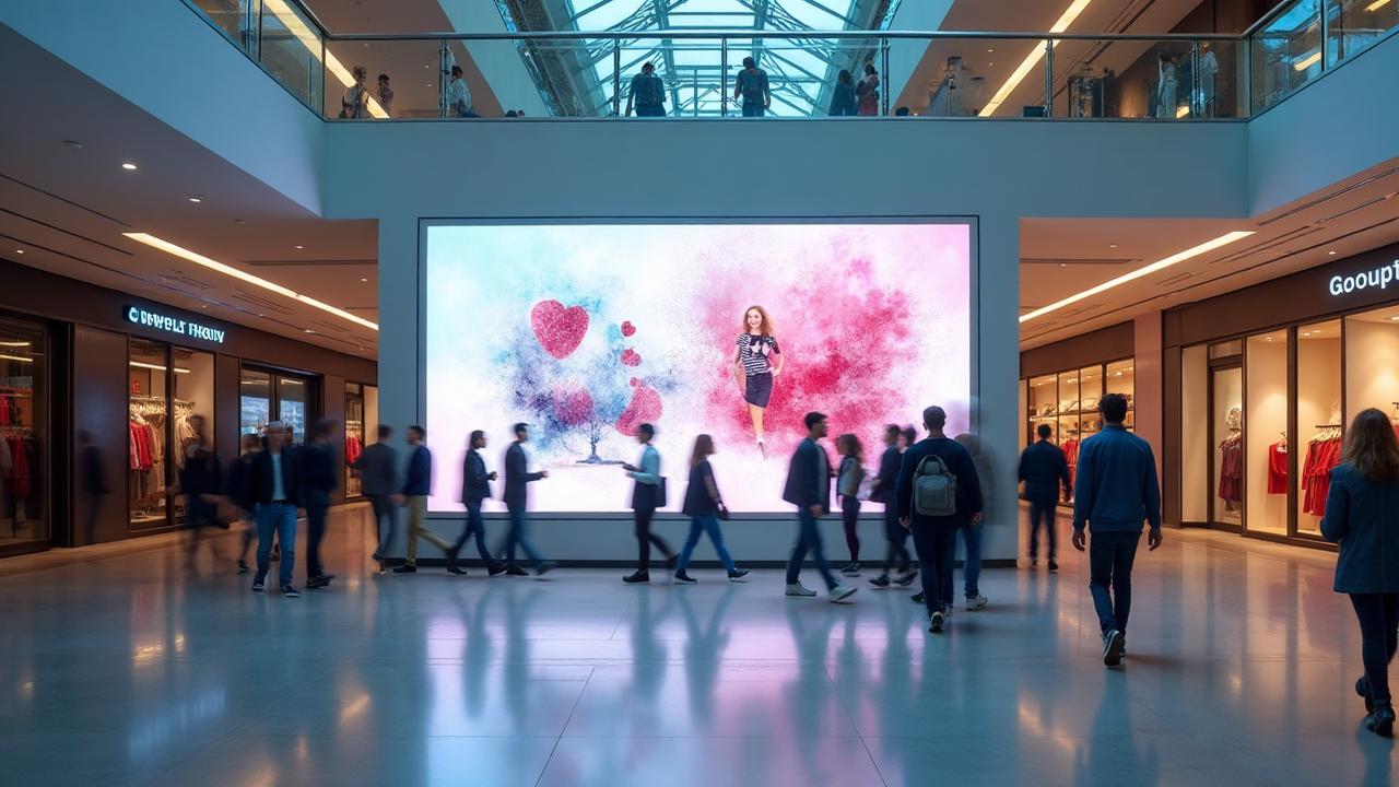 Centres commerciaux et vitrines